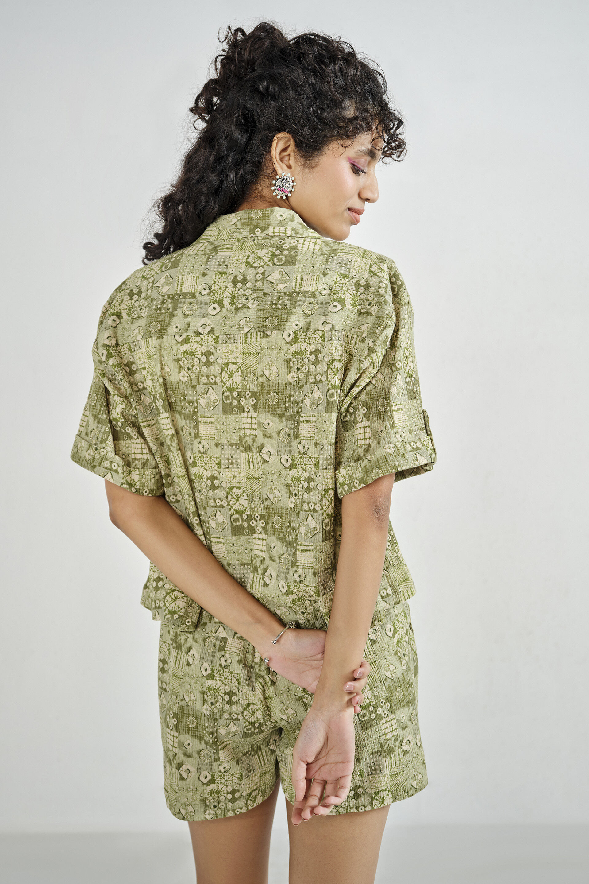 Soha Sage Co-ord Set, Green, image 4